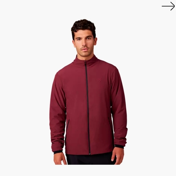 Nwt Fox Racing  Warm Up Polartec® Alpha® Jacket Extra Large  Maroon - Picture 1 of 8